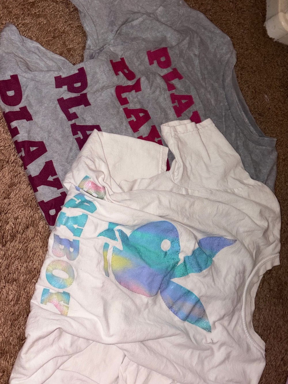 2 AUTHENTIC PLAYBOY women’s tees